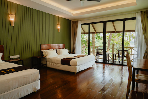 3D2N Kinabatangan River Safari — Hornbill Lodge — Bilit · riverfront